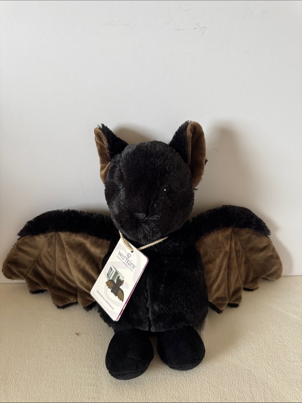 Warmies stuffed bat